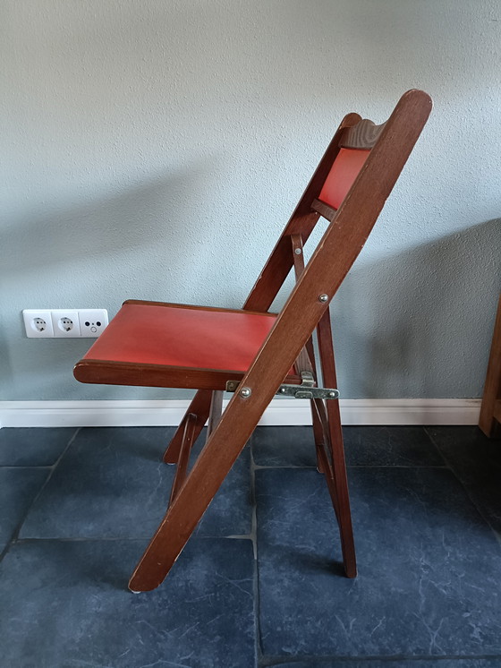 Image 1 of Vintage Folding Chairs 1950s