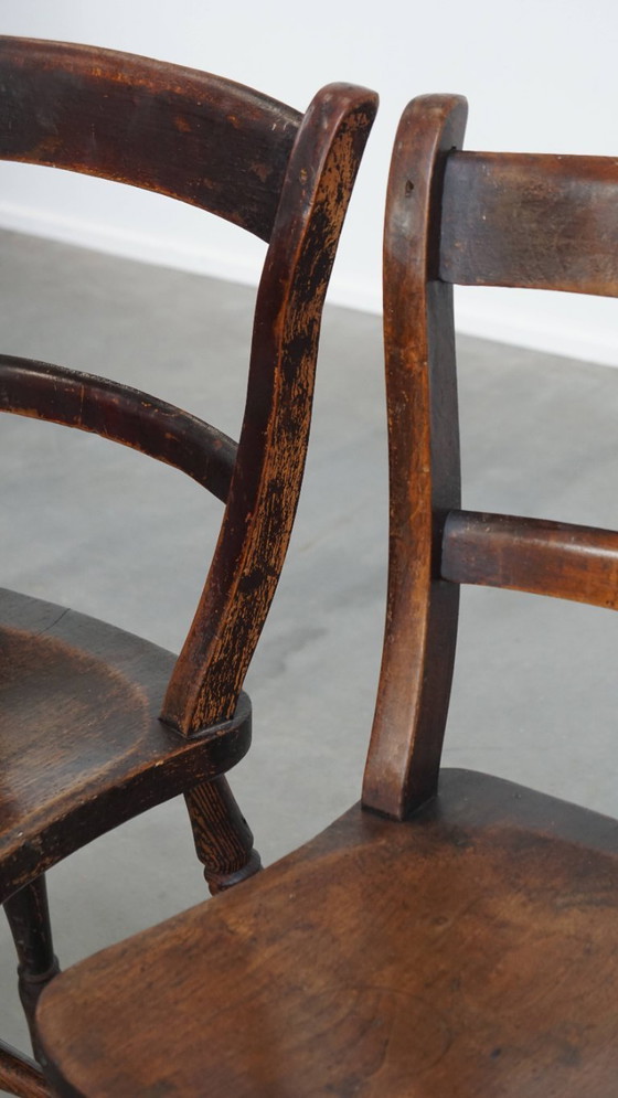 Image 1 of 4 x Antiker englischer Oxford Ess-/Küchenstuhl