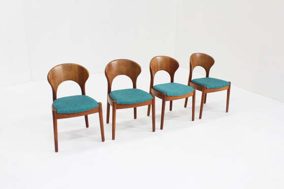 Image 1 of Vintage Danish Dining Chairs by Schou Andersens Mobelfabrik, 1960s, Set of 4