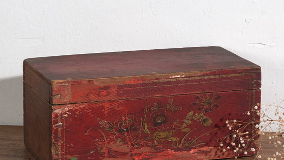 Antique garnet red oriental case (c.1900) #36 – Storage cabinet (photo 3 of 40)