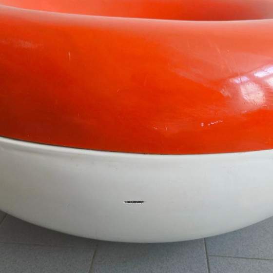 Image 1 of Vintage 1960s swing chair by Charles Zublena, Les Plastiques de Bourgogne, 1960s