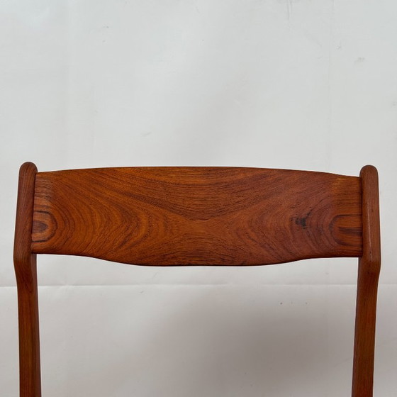 Image 1 of Ensemble de 6 chaises de salle à manger danoises en teck Erik Buch pour O.D. Møbler, années 1960 - Mid-Century Modern