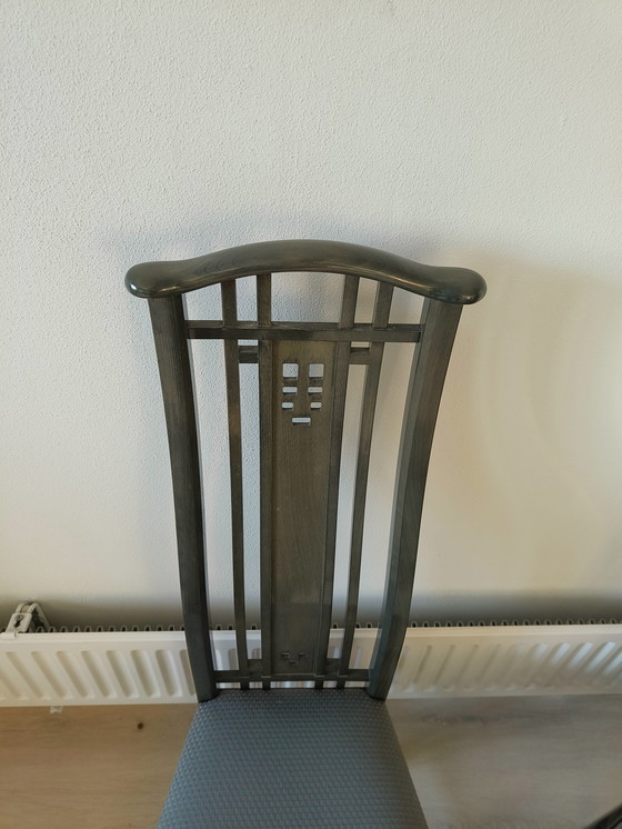 Image 1 of 4 Esszimmerstühle von Giorgetti Umberto Asnago