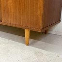Vintage midcentury sixties wardrobe, detachable hanging and shelving.