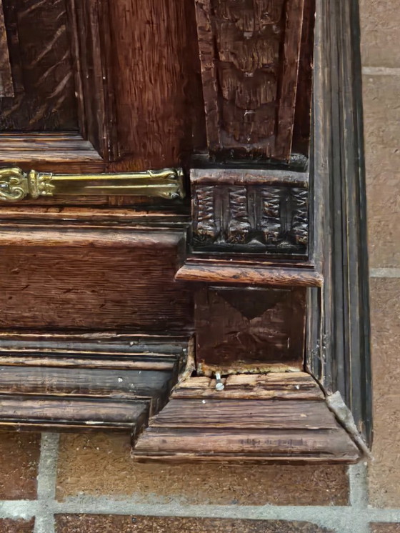 Image 1 of Antique Malinois buffer cabinet for sale