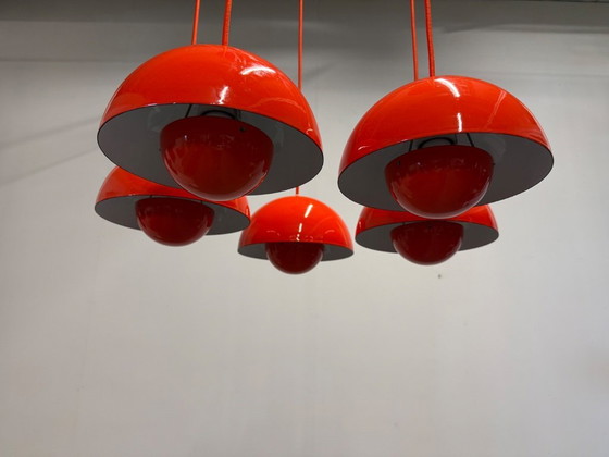 Verner Panton Flowerpot Chandelier – Louis Poulsen, Metal (photo 4 of 8)