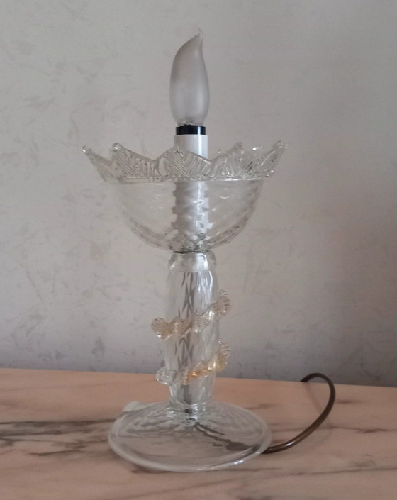 Image 1 of Lustre Murano des années 70 et 2 abat-jour