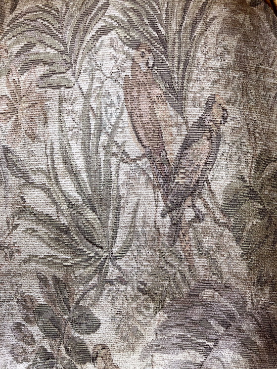 Image 1 of Set van vier Mid Century Moderne rotan eetkamerstoelen, 1970