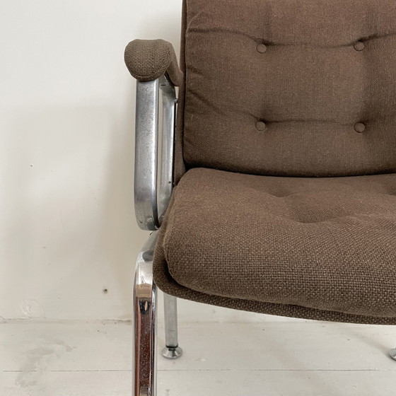 Image 1 of Chaise vintage design allemand Drabert dans le style du fauteuil Artifort