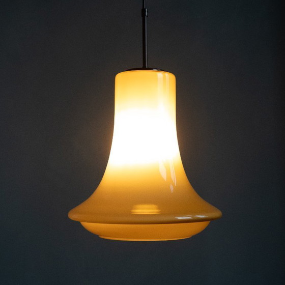 Image 1 of Rare lampe à suspension Flygsfors suédoise des années 1960 par Wiktor Berndt