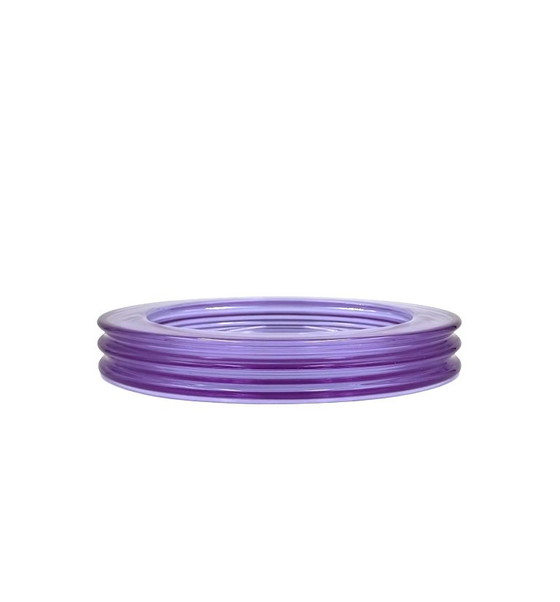 Space Age "Onde" Series Crystal Ashtray, Sergio Asti, Arnolfo Di Cambio Italy Ca. 1970 – Bowls, Glass (photo 8 of 12)