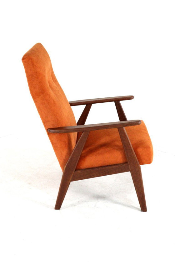 Image 1 of Vintage fauteuil 'Waalre' nieuw gestoffeerd