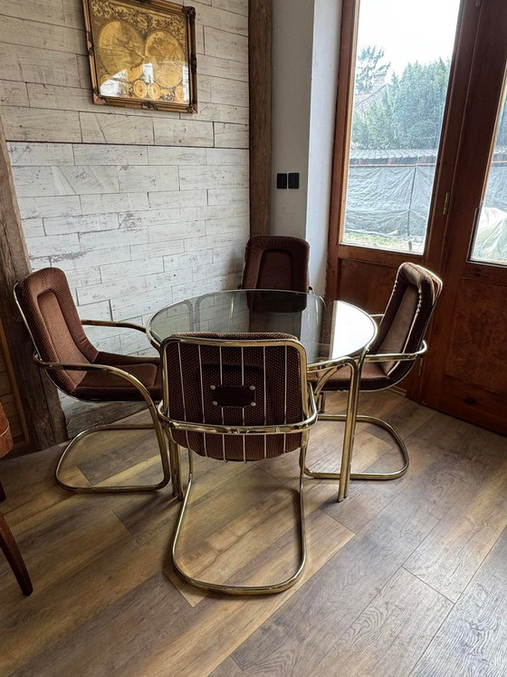 Set da pranzo in rame di Gastone Rinaldi, anni '70, Set di 5 – Italian Design (photo 6 of 6)