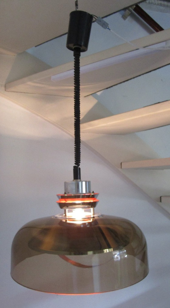 Image 1 of Mid - Century Space Age pendant lamp by Herda