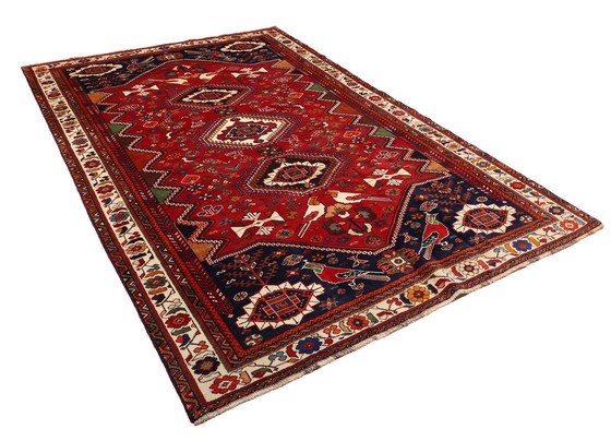 Image 1 of Perserteppich Klassische Schönheit - Shiraz/Normaden Teppich - Handgeknüpft 279 x 182 cm Nr. 459849