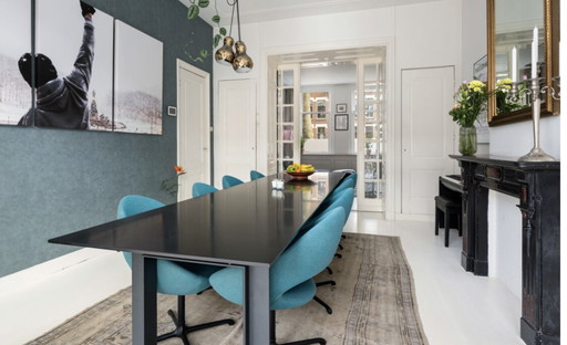 Modern Dutch Design Long Dining Table – eettafels, polished steel (photo 2 of 6)
