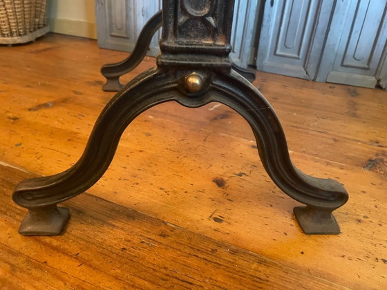 Image 1 of Table de bistrot vintage Table de jardin Table de salle à manger française