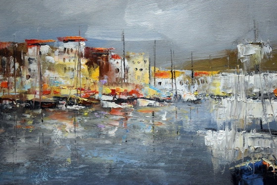Sławomir Zajkowski - Napoli, Dipinti e disegni, Tela, Altro, Blu, Impressionisme (foto 2 di 6)