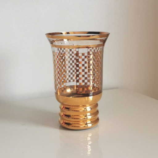 Vase ancien en cristal belge