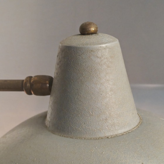 Rare Mid-Century Modern Desk Lamp – Unknown Designer – 1950s/60s – Original Condition – Table lamps, Brass (photo 8 of 15)