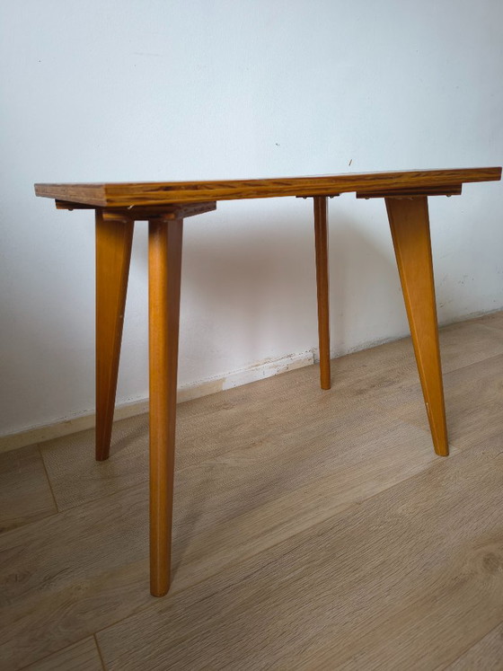 Vintage Wooden Side Table / Mid-Century Modern Side Table (photo 4 of 5)