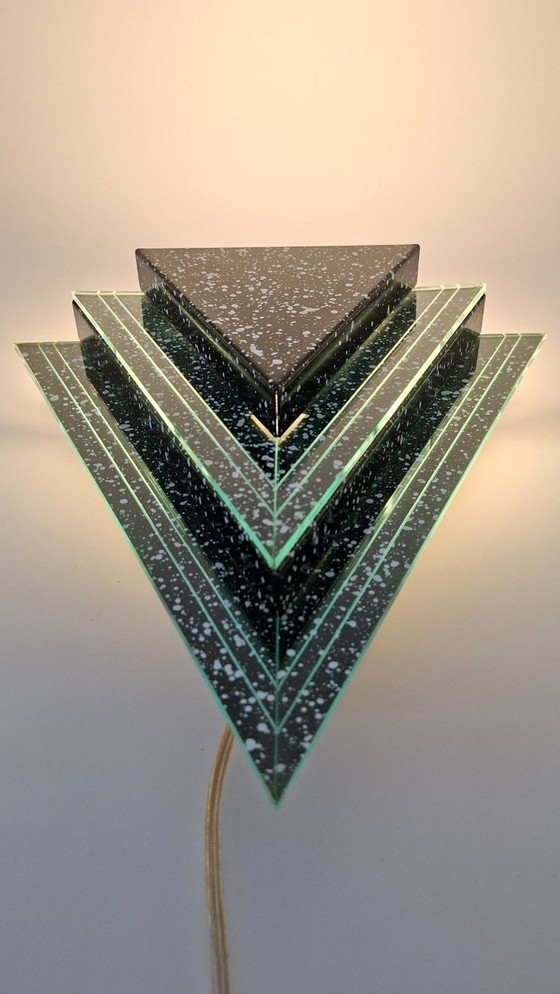 Image 1 of Memphis style modernist wall light