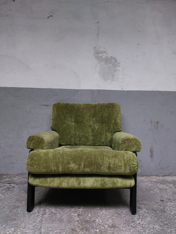 Image 1 of 2 X Mid-Century Green Relax Chairs