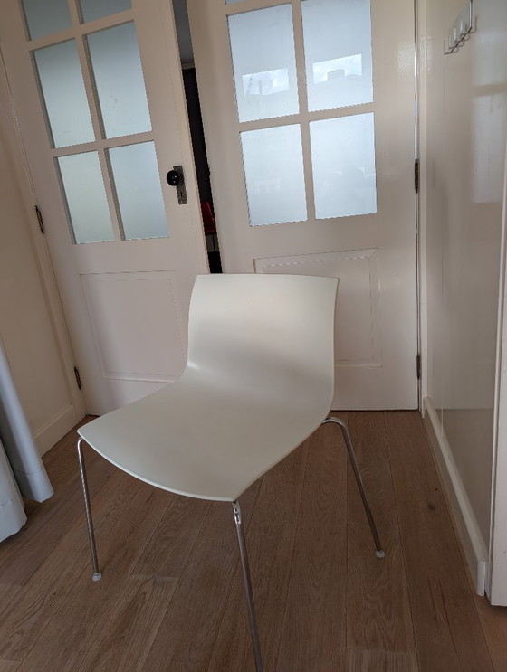 Image 1 of 3x Arper Catifa 46 chair base chrome