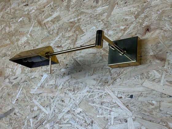 Image 1 of Lámpara de pared articulada años 60 y 70 de latón Relco Made in Italy Design
