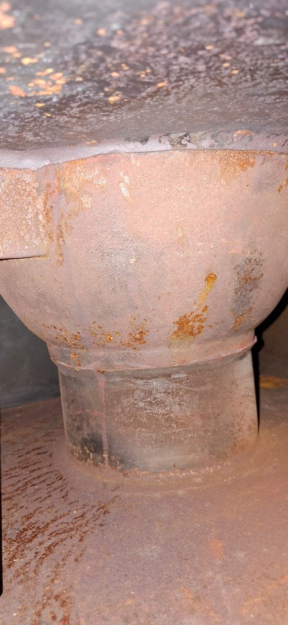 Image 1 of Cuisinière à charbon antique en fer forgé de la fin du 19e siècle