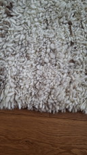 Tapis en laine à poils longs