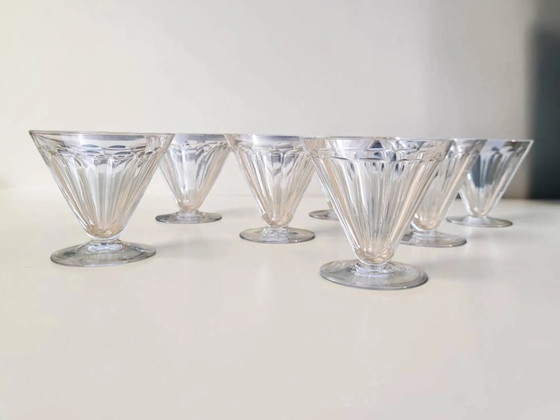 Baccarat - 7 waterglazen model REX – Glazen & Karaffen, Crystal, Glass, Art Deco (photo 8 of 8)