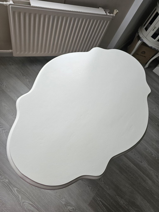 Brocante French style table, hand-painted - unique model