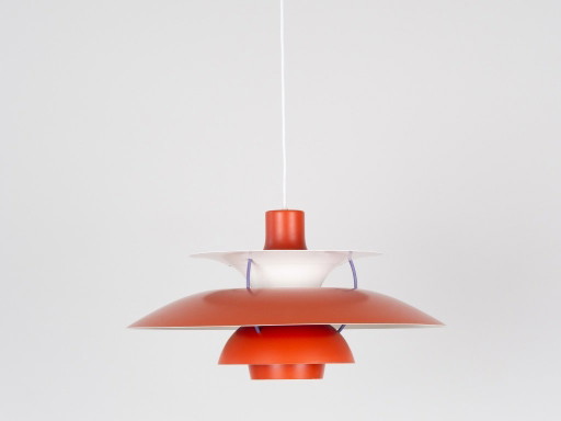 Lámpara colgante PH 5 danesa vintage de Poul Henningsen, Louis Poulsen, 1958