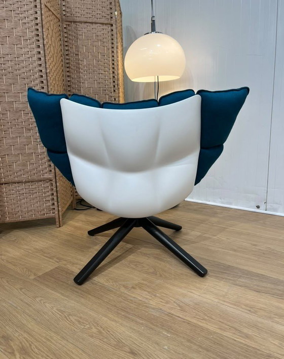 Poltrona B&B Italia Husk Blu Come Nuova + Garanzia, Poltrone, Tessile, Plastica, Modern (foto 6 di 12)