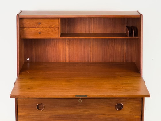 Image 1 of Secretary In Teak By Arne Hovmand Olsen For Mogens Kold, 1960S