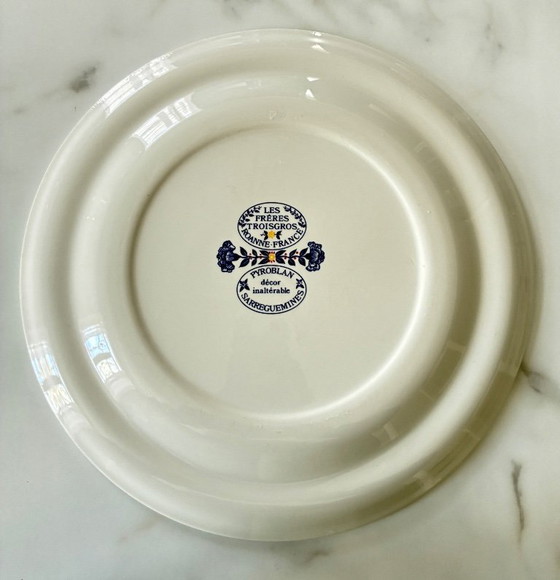 Image 1 of Plat de service restaurant Les Frères Trois Gros Sarreguemines