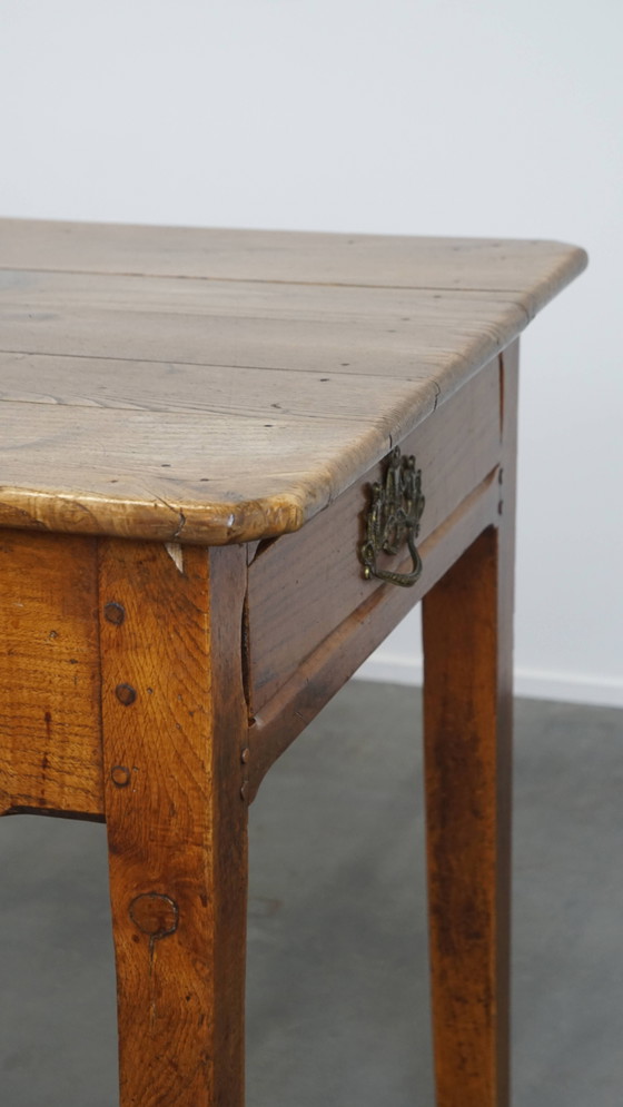 Image 1 of Table à manger/travail à un tiroir de la fin du XVIIIe siècle