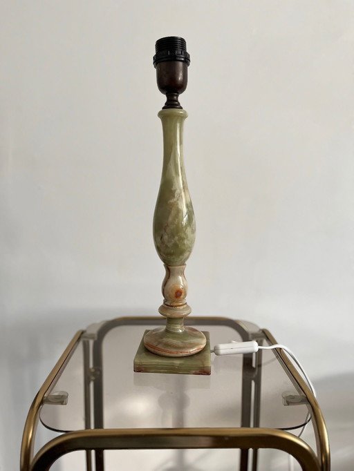 Vintage onyx (marmeren) lamp