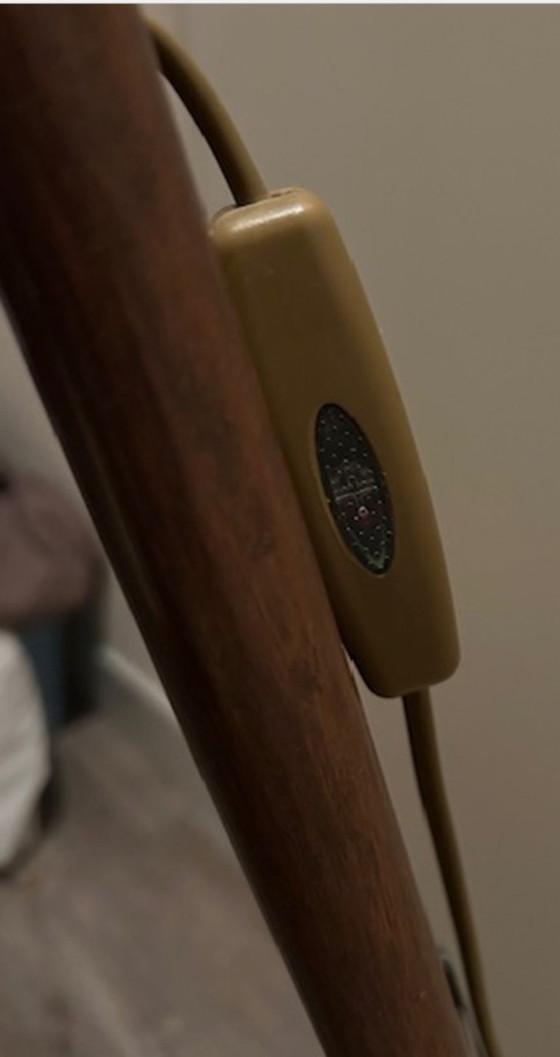 Image 1 of Houten Statief Vloerlamp