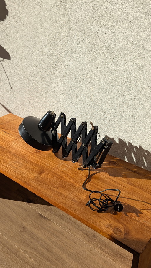 Lámpara de tijera vintage Lámpara industrial