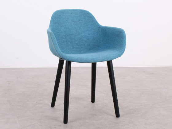 Image 1 of 6x Crassevig Pola Rund P/4W Stuhl blau melange