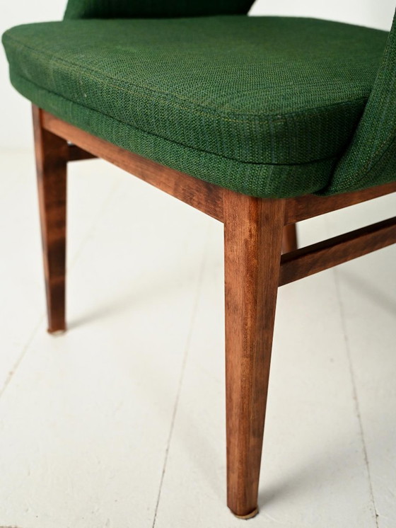 Image 1 of Pair of Green Oslosund armchairs by Kinnarps, 1950s