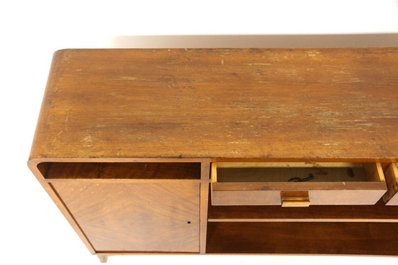 Bibliothèque Scandinave Vintage en Noyer, 1960, Scandinavian (photo 5 sur 10)