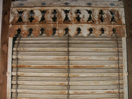 Persianas antiguas, Objetos decorativos, Metal, Hierro, Gris (foto 8 de 13)