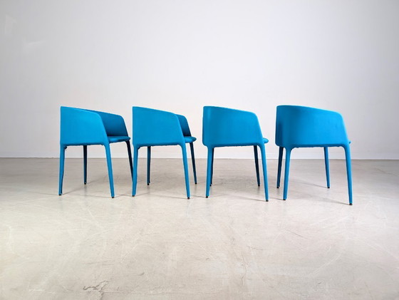 Image 1 of 4er Set MDF Italia Achille Armchair Jean Marie Massaud Design Stuhl