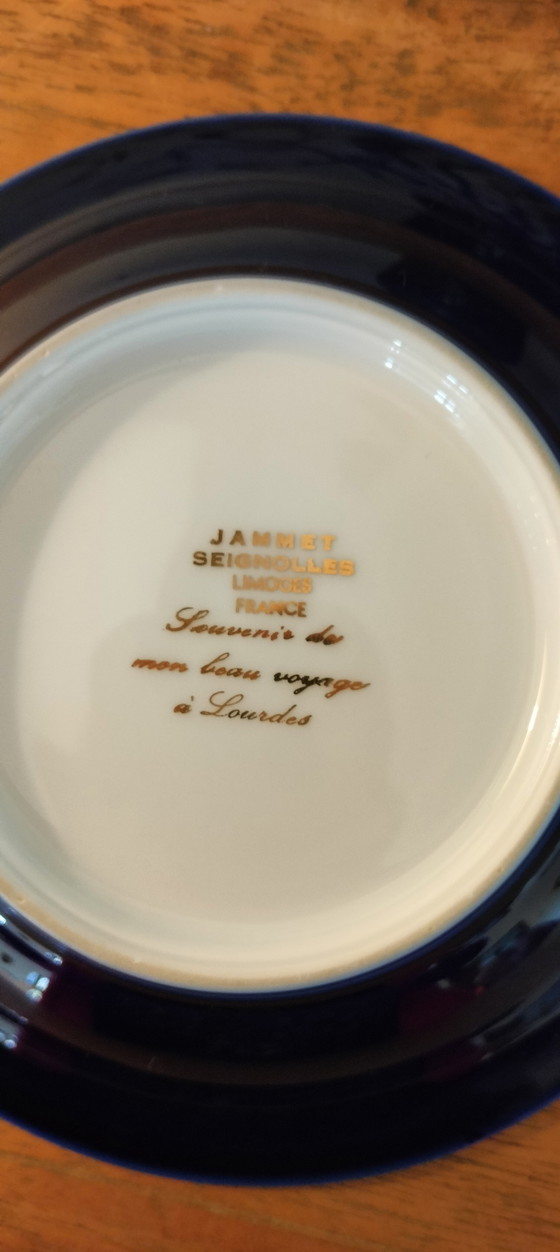 Image 1 of Cenicero de los años 60, Jammet Seigniolles, Francia, Lourdes, Limoges, Porcelana