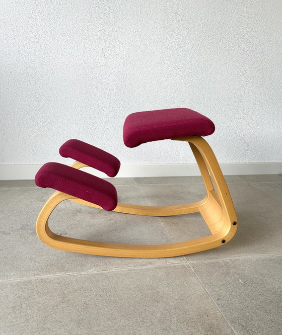 Sedia Stokke Balans Originale – Poltrone, Wood, Wool (photo 2 of 5)
