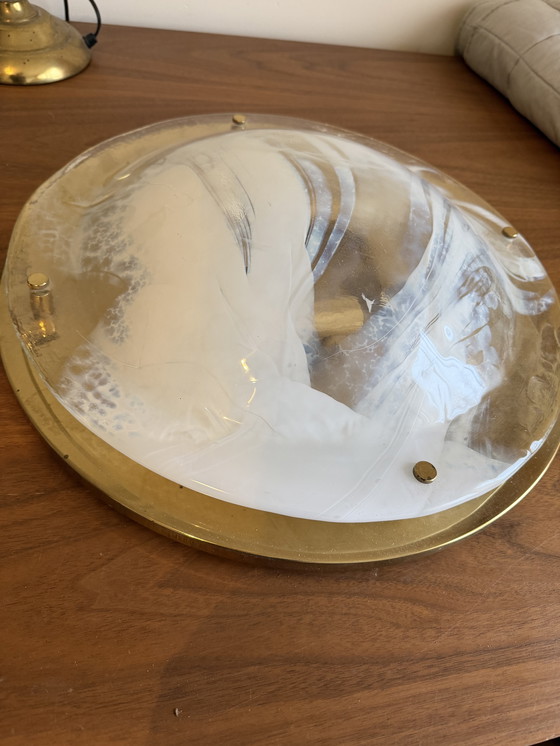 Image 1 of Plafonnier doré