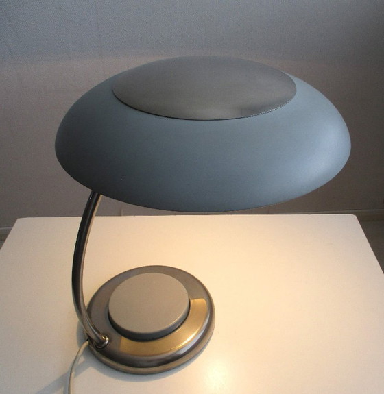Lampada da tavolo-scrivania vintage VEB Leuchtenbau – Lampade da tavolo, Metallo (photo 3 of 13)